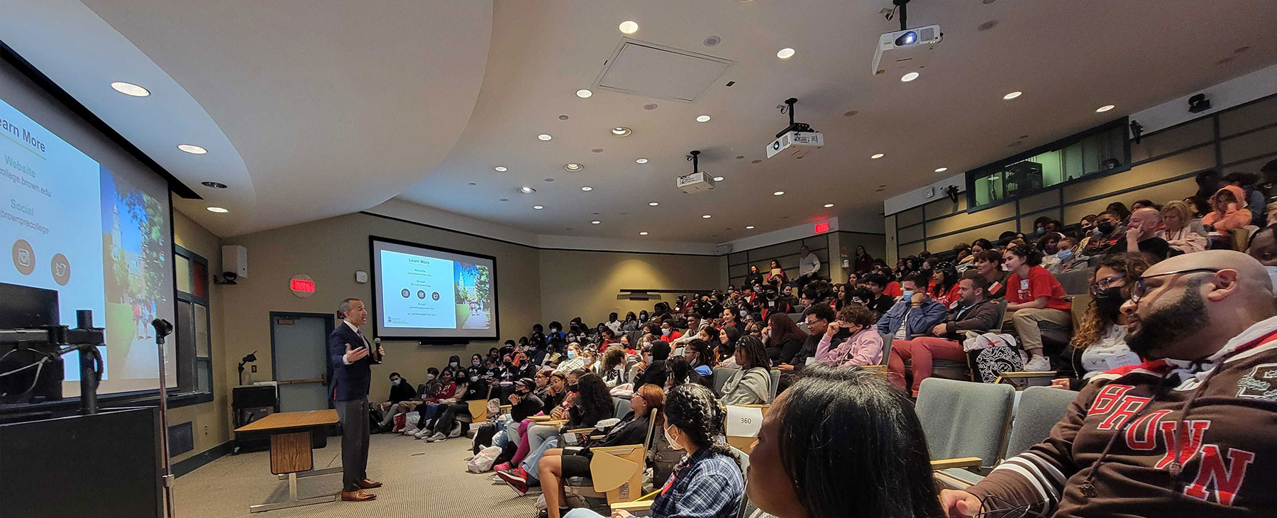 College Day at Brown gives Providence high schoolers a glimpse of academic and campus life