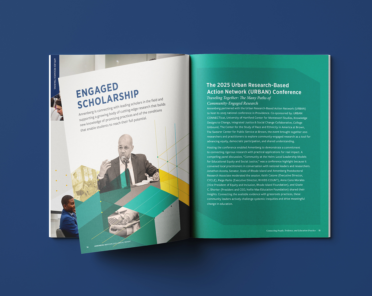 2025 Annenberg Institute Annual Report interior pages