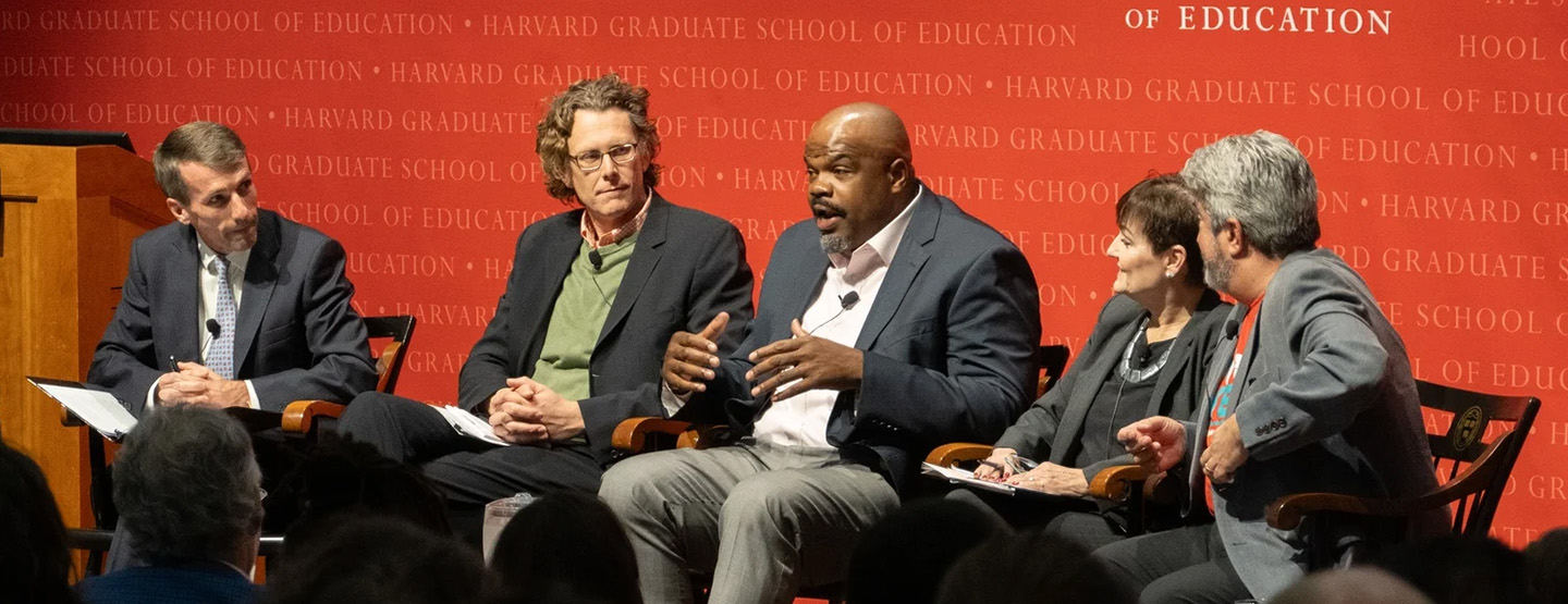 Annenberg staff and guests in a panel