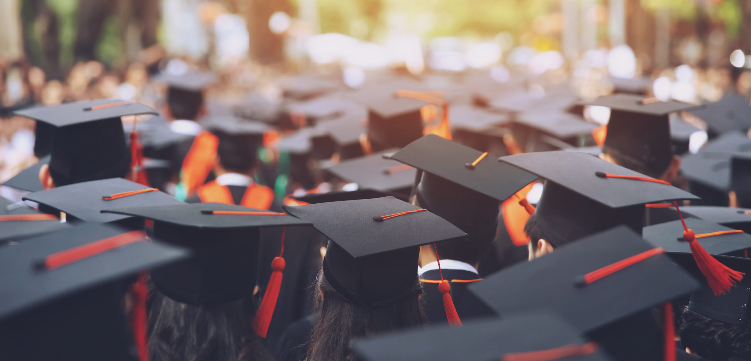 graduates in caps
