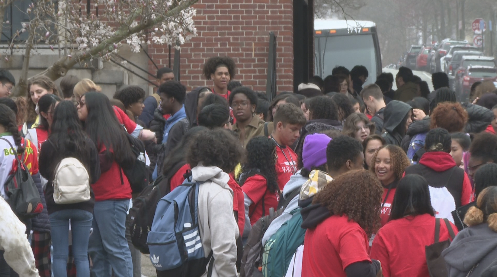 Hundreds of high school students visit Brown University for College Day