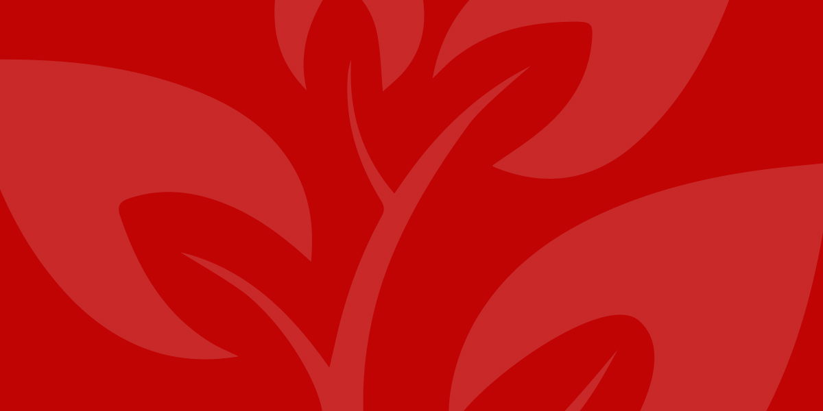 red background