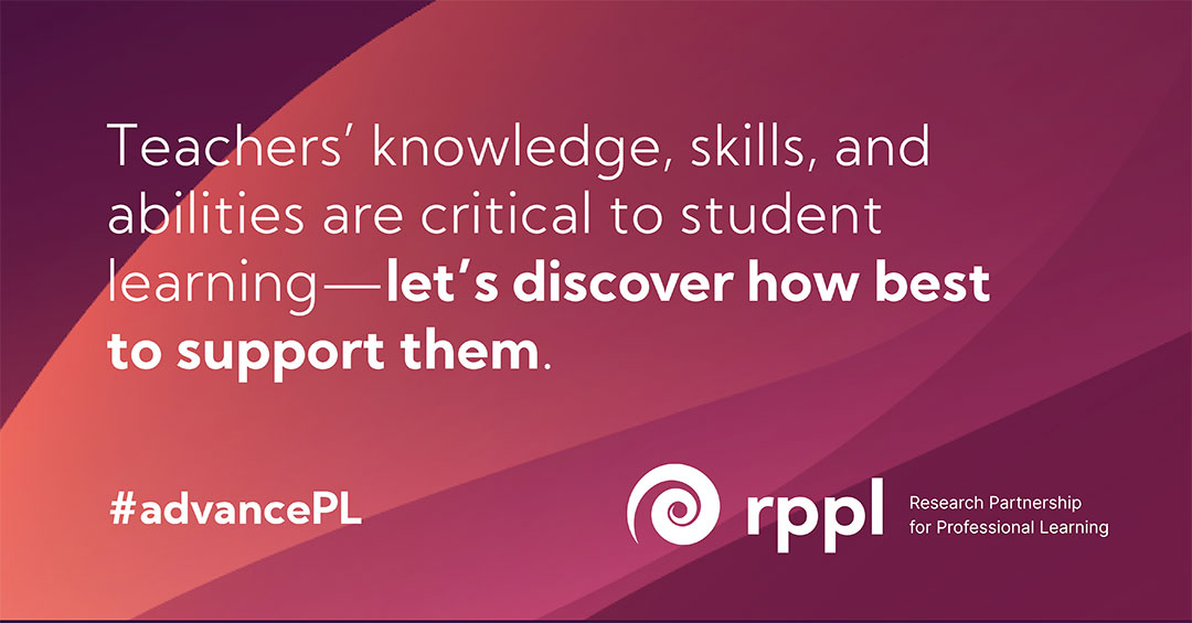 National partnership to generate new knowledge on teacher learning for equitable student outcomes