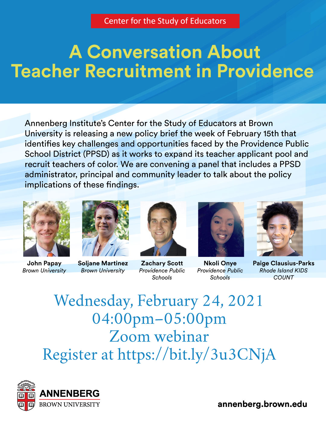 A Conversation About Teacher Recruitment in Providence 