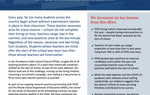 staffing schools before students arrive
