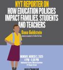 Dana Goldstein ─ NYT Reporter on How Education Policies Impact Families, Students and Teachers