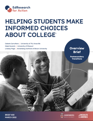 Helping students make informed choices about college